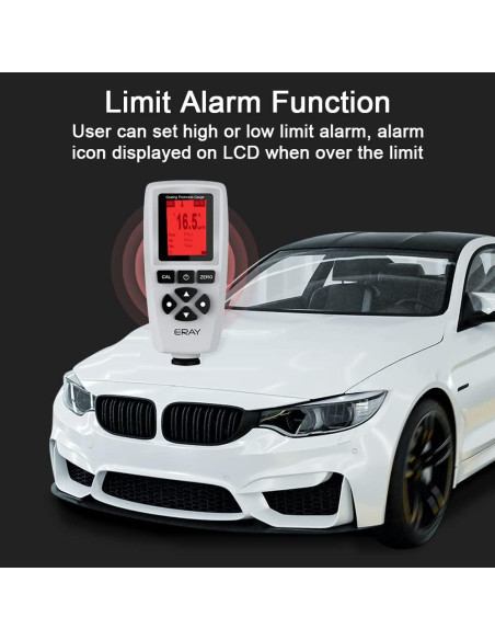 Medidor de Grosor de Pintura ERAY SR-A770 LCD Retroiluminado