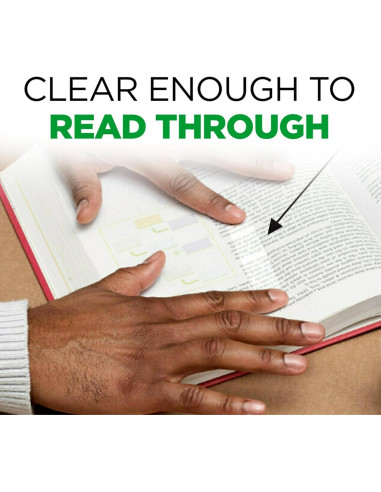 Cinta de papel Scotch translúcida 1.9 cm x 152.4 m, 2 rollos