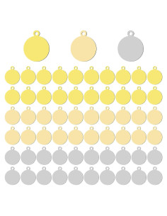 Etiquetas en Blanco Oubaka 600Pcs 10mm para Manualidades DIY