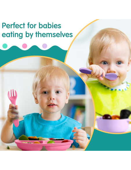 Juego de Tazones y Platos de Silicona Chengu para Bebés Juego de Tazones y Platos de Silicona Chengu para Bebés