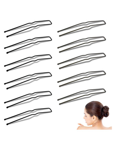 30 Pinzas para el Cabello en Forma de U Metal SHEHARUHI