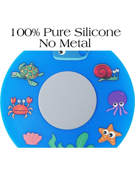 Tapón de Drenaje de Silicona WSZCML Tortuga Azul Universal