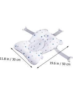 Cojín de Baño Flotante ERINGOGO para Bebé 50x30cm 2