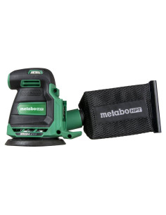 Lijadora Orbital Inalámbrica Metabo HPT 18V 5" con Polvo