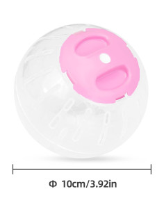 Bola de Juguete para Cangrejo Ermitaño U0U Rosa 9.95 cm 2