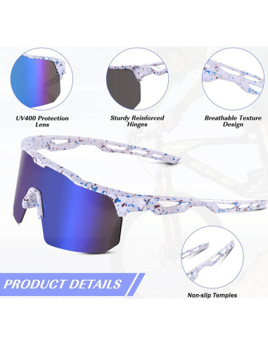 Gafas de sol deportivas KesaPlan Kids 3-12 años UV400