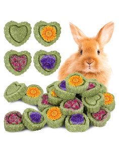 20 Juguetes Masticar Conejo SYWHXY - Heno Timothy Orgánico