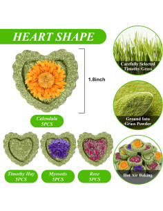 20 Juguetes Masticar Conejo SYWHXY - Heno Timothy Orgánico 2