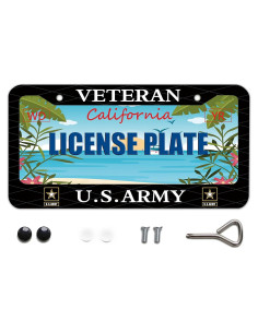 Marco de Placa de Licencia BOARLIDA Acero Inoxidable 30.5x15.2cm