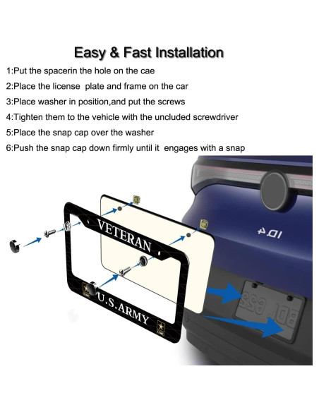 Marco de Placa de Licencia BOARLIDA Acero Inoxidable 30.5x15.2cm