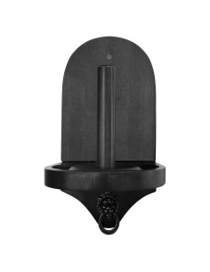 Soporte de Tiza en Cono Montado en Pared Hathaway Premier Negro