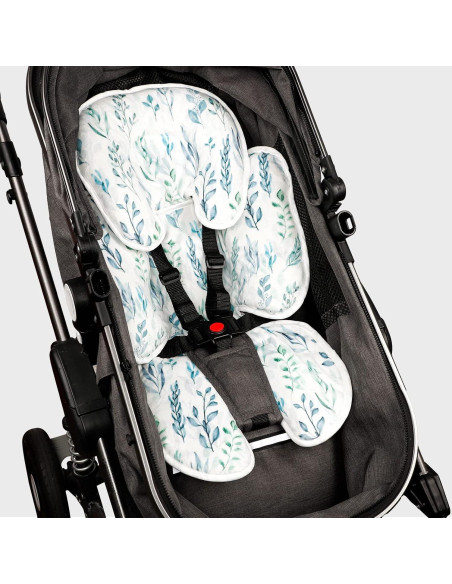 Inserto para Asiento de Auto Infantil DILIMI Hoja Verde 2-en-1