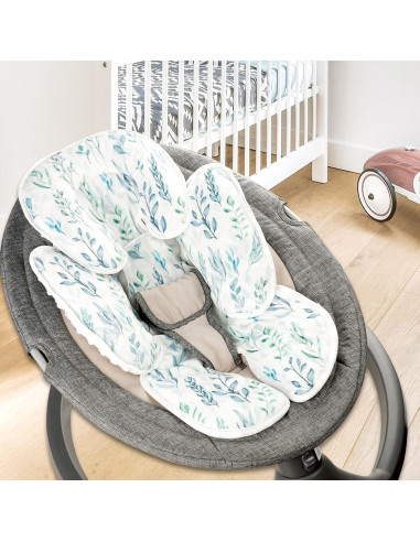 Inserto para Asiento de Auto Infantil DILIMI Hoja Verde 2-en-1