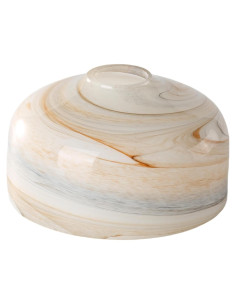 Pantalla de Vidrio Soplado a Mano 7" COMPIXIU Gris Marrón