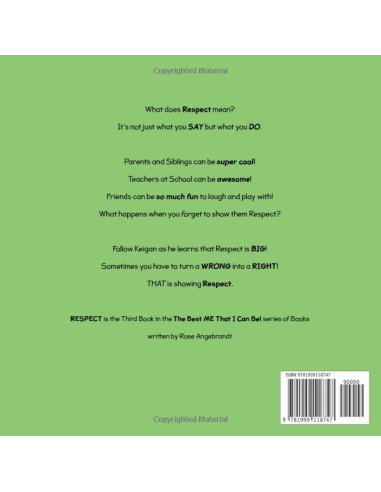 Respect - The Best Me That I Can Be