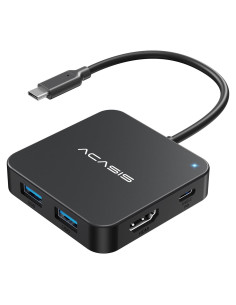 Hub USB C ACASIS 10Gbps con HDMI 4K 60Hz y Carga 100W
