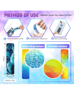 72 Etiquetas Sensoriales TOEMUR para Ansiedad - Impermeables 2