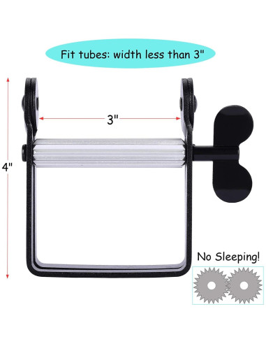 Exprimidor de Tubo de Metal AtFung TW-01 Negro - Multifuncional