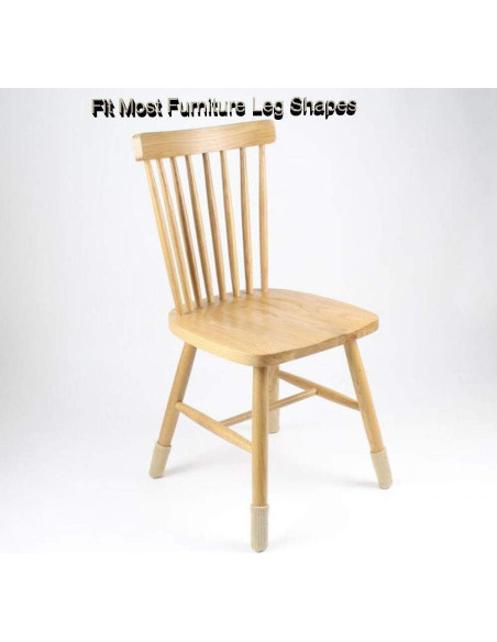 24 Protectores de Piso para Muebles OEEKOI - Beige, Antideslizantes