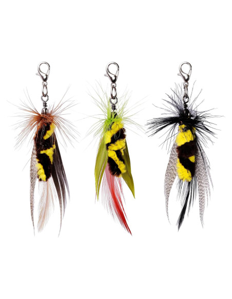 Repuestos de Insectos para Juguetes de Gato JXFUKAL 3Pcs Repuestos de Insectos para Juguetes de Gato JXFUKAL 3Pcs