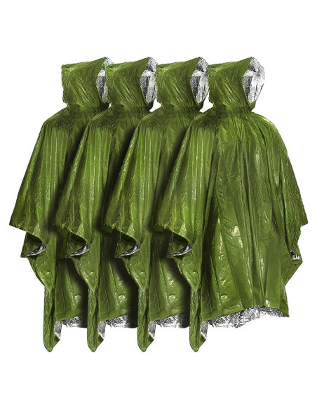 Poncho de Lluvia de Emergencia Everlit Mylar 119.4x101.6cm