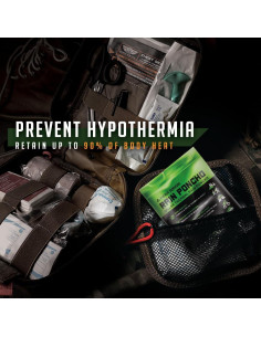 Poncho de Lluvia de Emergencia Everlit Mylar 119.4x101.6cm 2