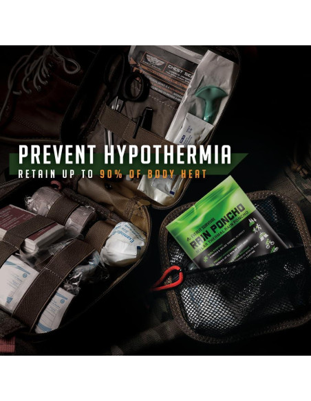 Poncho de Lluvia de Emergencia Everlit Mylar 119.4x101.6cm