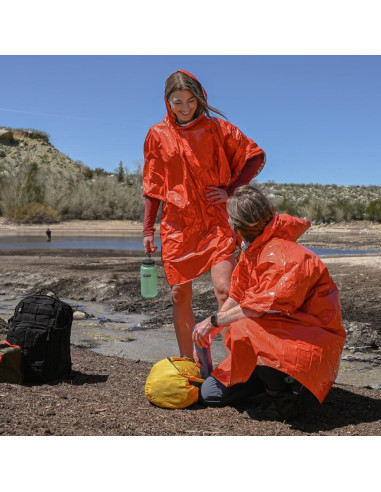Poncho de Lluvia de Emergencia Everlit Mylar 119.4x101.6cm