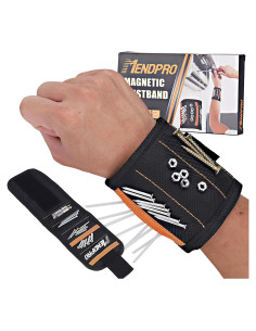 Banda Magnética para Muñeca MENDPRO con 15 Imanes y 2 Bolsillos