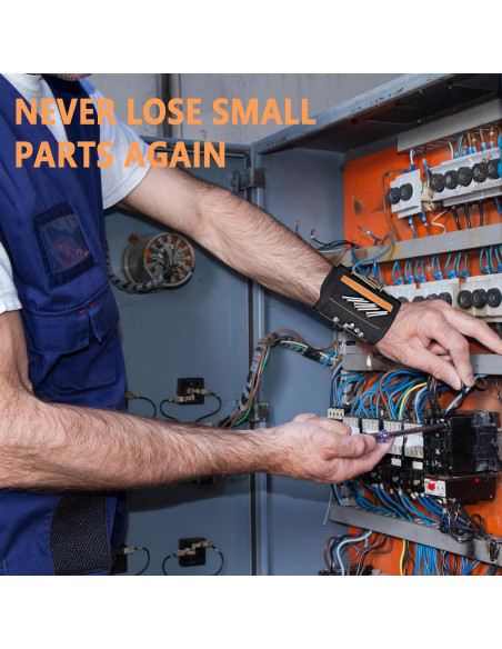 Banda Magnética para Muñeca MENDPRO con 15 Imanes y 2 Bolsillos