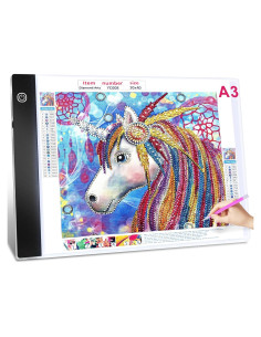 Mesa de Luz Guiseapue A3 para Arte de Diamante 40x31cm