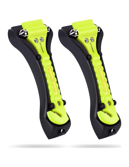 Juego de 2 Martillos de Seguridad MOTORBUDDY con Cortador