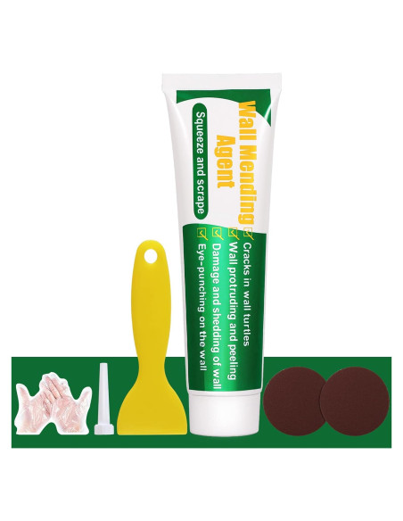 Kit de Reparación de Pared GQLife con Raspador y Pasta 100g Kit de Reparación de Pared GQLife con Raspador y Pasta 100g