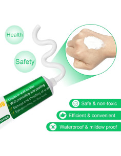 Kit de Reparación de Pared GQLife con Raspador y Pasta 100g 2