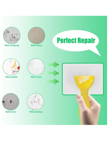 Kit de Reparación de Pared GQLife con Raspador y Pasta 100g