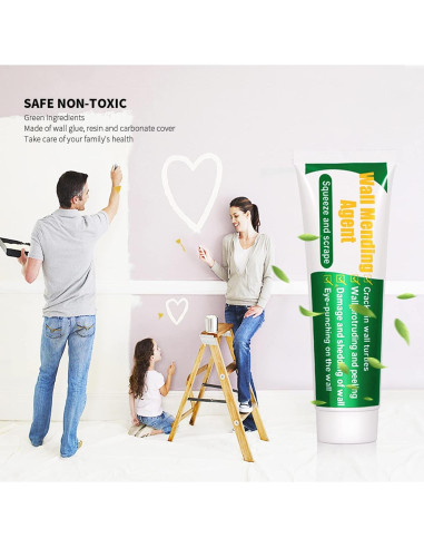 Kit de Reparación de Pared GQLife con Raspador y Pasta 100g