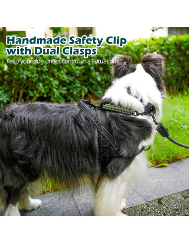 Clip de Seguridad para Collar de Perro PetBonus Verde Militar