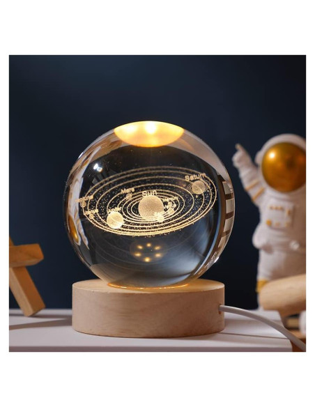 Luz Nocturna 3D Galáctica JANARARY Sistema Solar LED