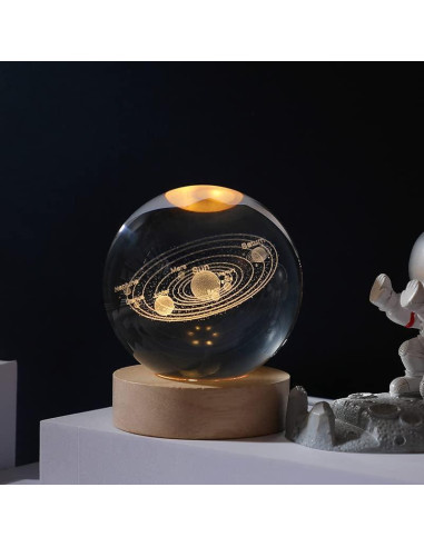 Luz Nocturna 3D Galáctica JANARARY Sistema Solar LED