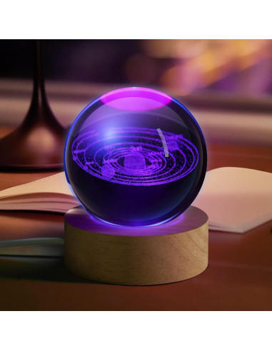 Luz Nocturna 3D Galáctica JANARARY Sistema Solar LED