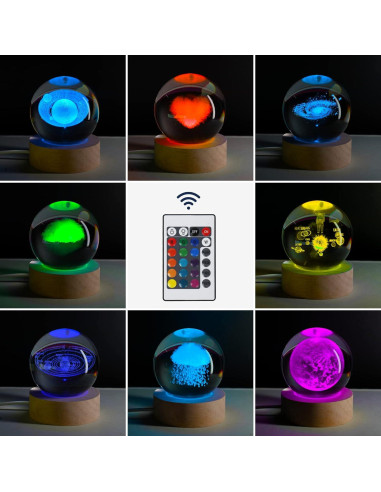 Luz Nocturna 3D Galáctica JANARARY Sistema Solar LED