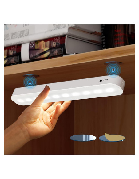 Luz LED Bajo Gabinete AKSDA N106 Recargable 20 LEDs 350LM Luz LED Bajo Gabinete AKSDA N106 Recargable 20 LEDs 350LM