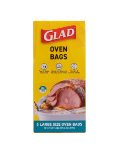 Bolsas de Horno Grande Glad - 5 Unidades 40.6x44.5 cm Sin BPA