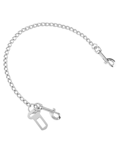 Correa de Seguridad para Perros Mogoko 20.8" Acero Inoxidable