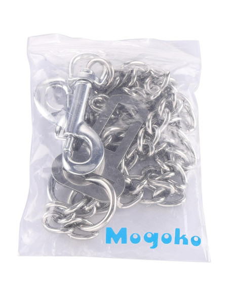 Correa de Seguridad para Perros Mogoko 20.8" Acero Inoxidable