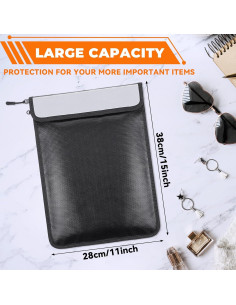 Bolsa de Documentos a Prueba de Fuego Tobeelec 38x28 cm 2