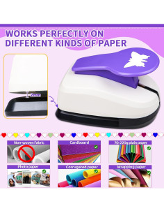 Punch de Mariposa DDXY 5.08 cm para Manualidades en Papel 2