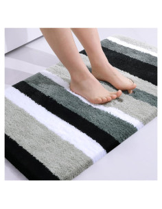 Alfombrilla de Baño Microfibra Buganda 61x41 cm Antideslizante
