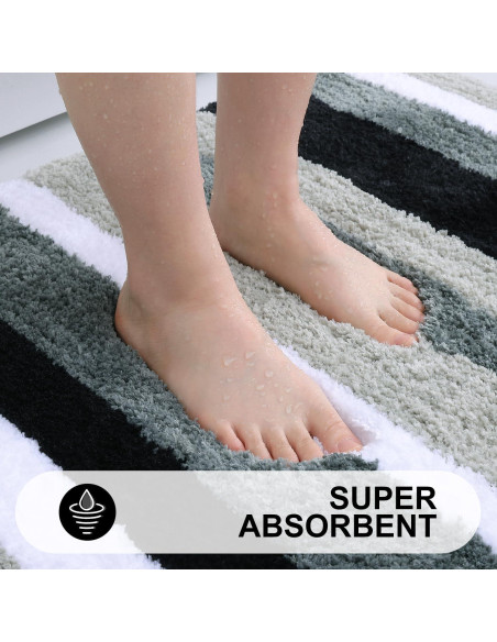 Alfombrilla de Baño Microfibra Buganda 61x41 cm Antideslizante Alfombrilla de Baño Microfibra Buganda 61x41 cm Antideslizante