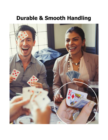 Baraja Estándar de Cartas LEQBO - 54 Cartas Premium para Póker
